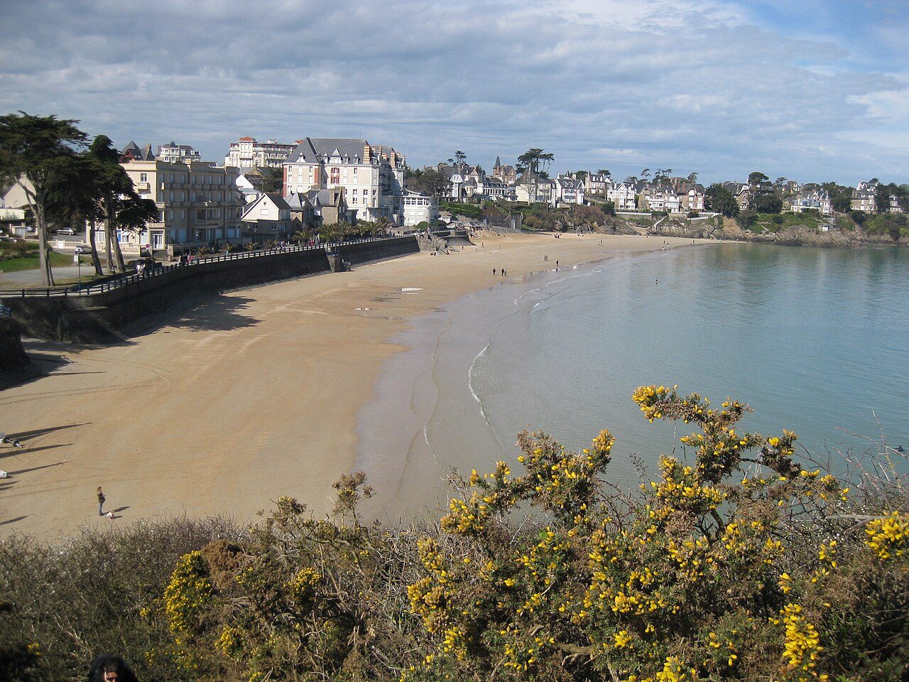 Grande plage de Saint-Lunaire