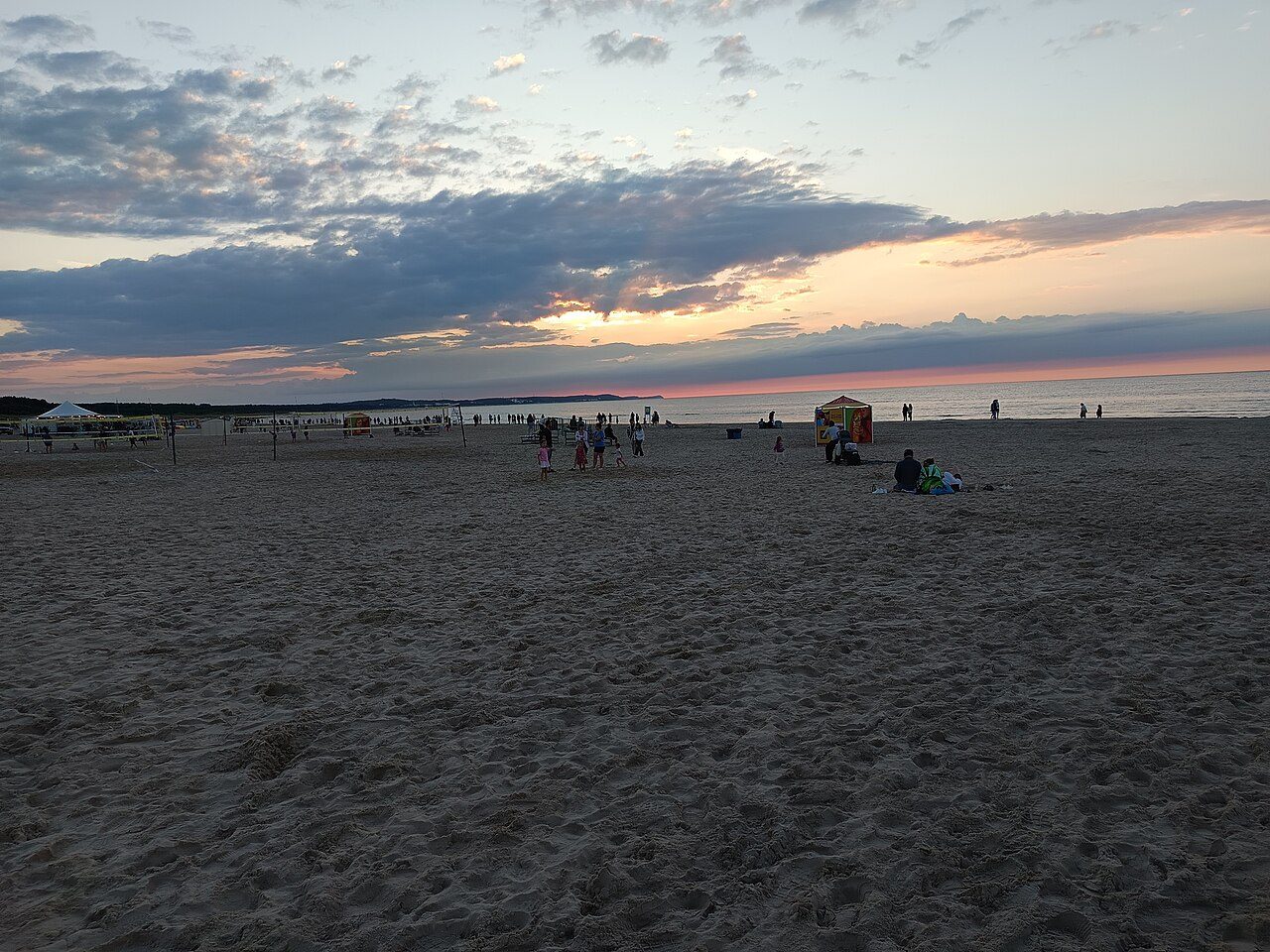 Świnoujście beach on Usedom