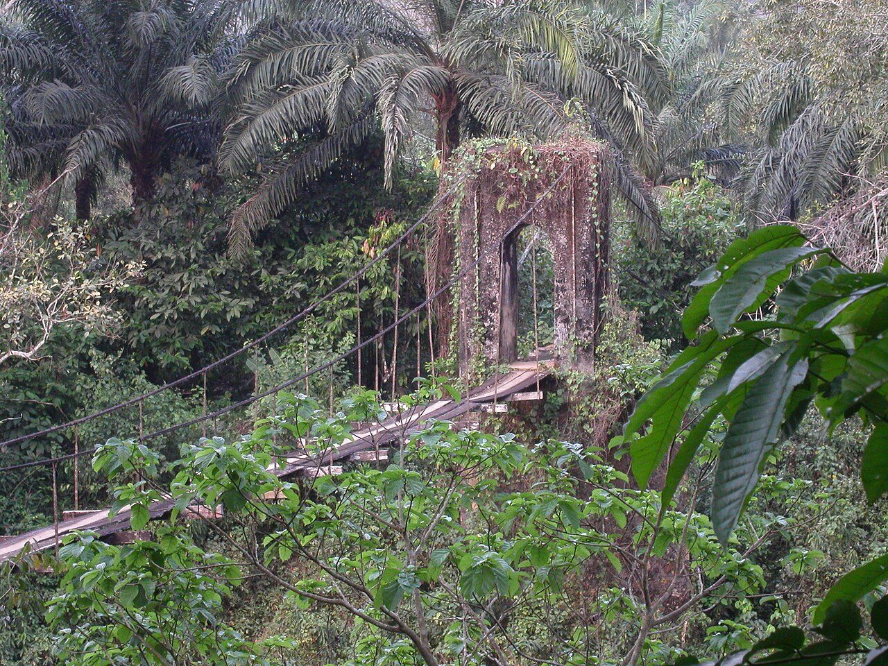 Beach near Mamfe, Cameroon
