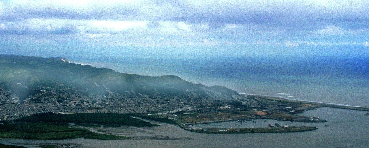 Beach near Esmeraldas, Ecuador