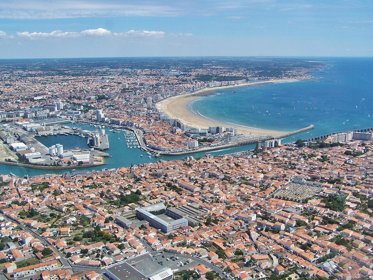 Beach near Les Sables-d'Olonne, France