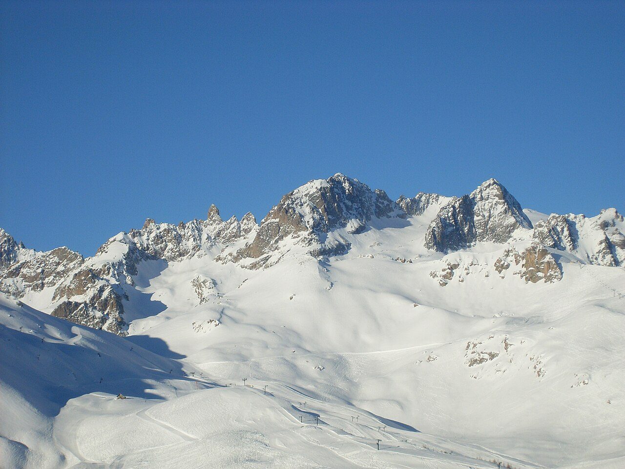 Beach near Serre Chevalier, France