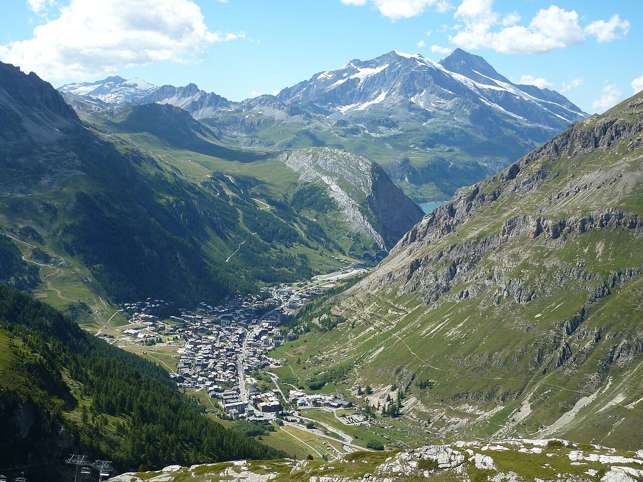Beach near Val D'Isere, France