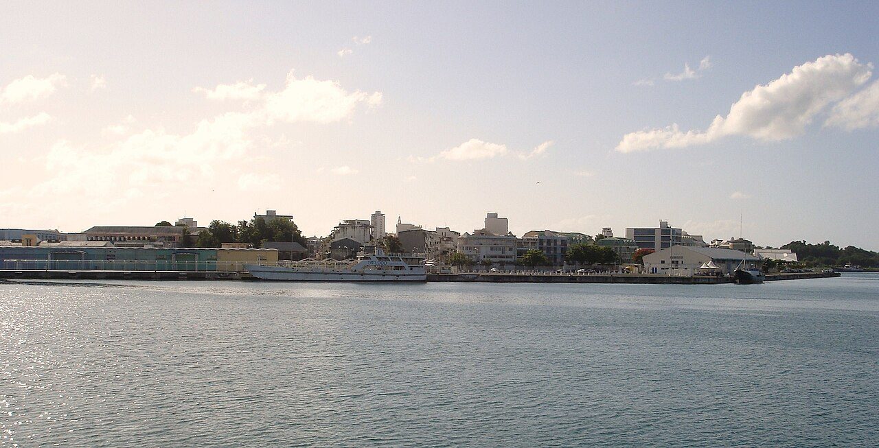 Beach near Pointe-a-pitre, Guadeloupe