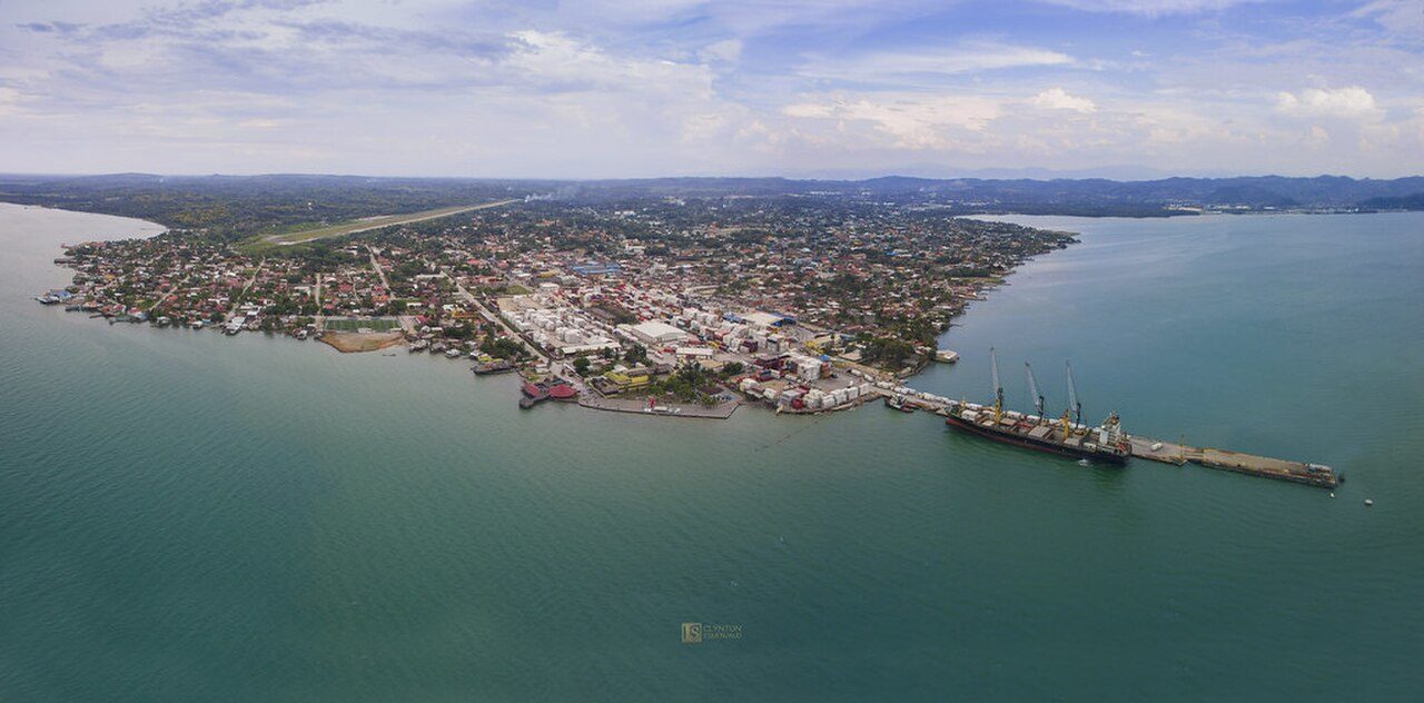 Beach near Puerto Barrios, Guatemala