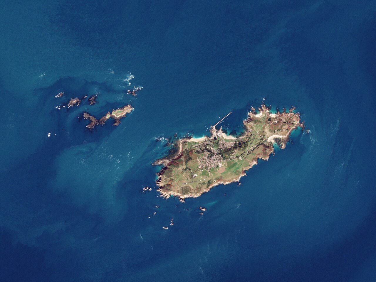 Beach near Alderney, Guernsey