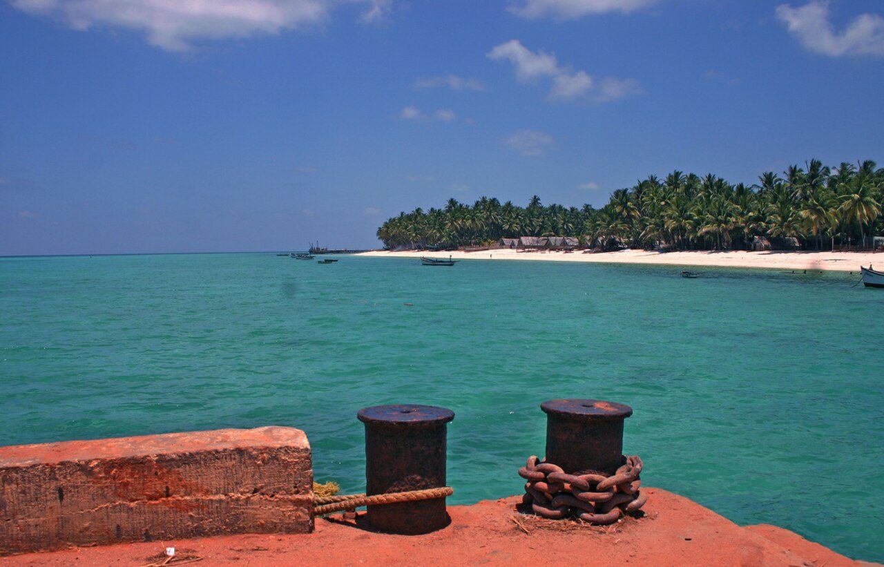Beach near Agatti Island, India