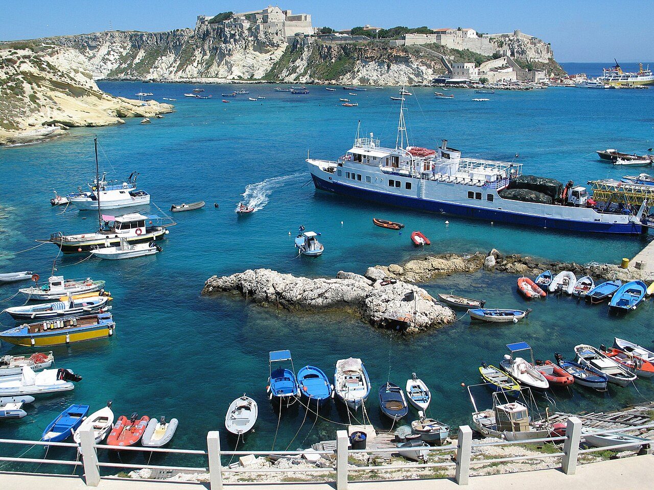 Beach near San Domino Island, Italy