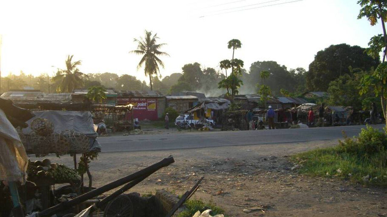 Beach near Ukunda, Kenya