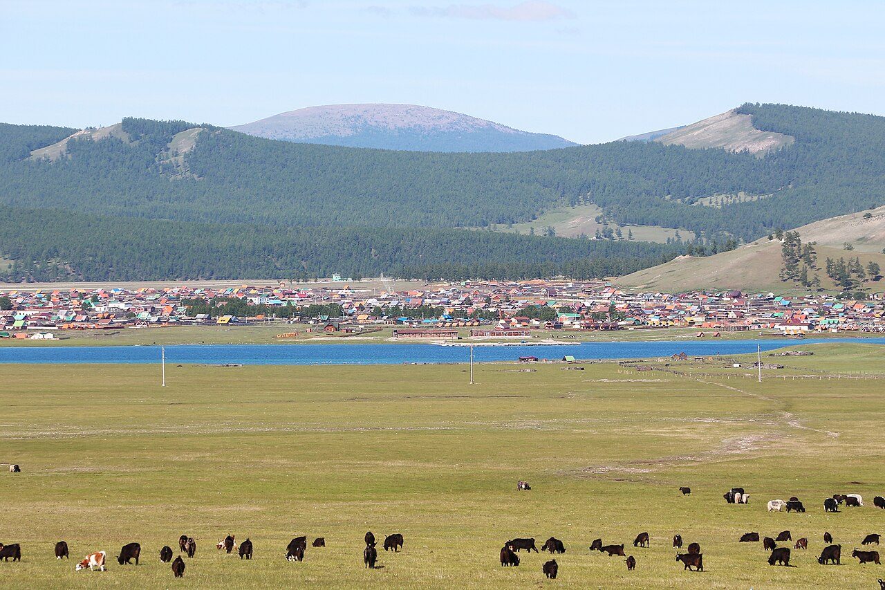 Beach near Khatgal, Mongolia