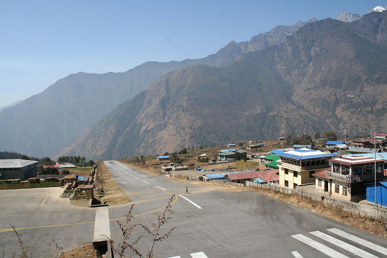 Beach near Lukla, Nepal