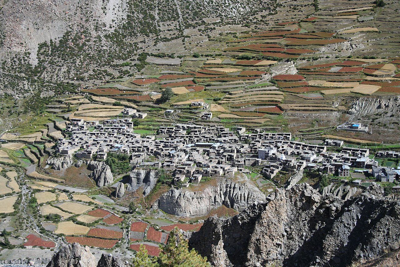 Beach near Manang, Nepal