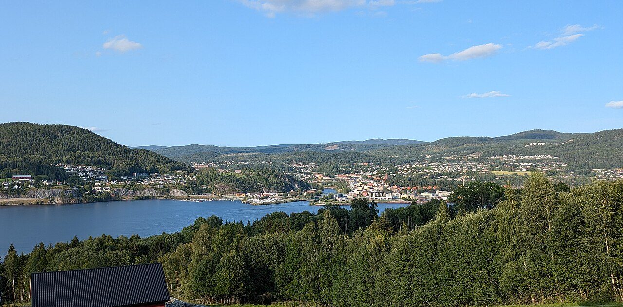 Beach near Notodden, Norway