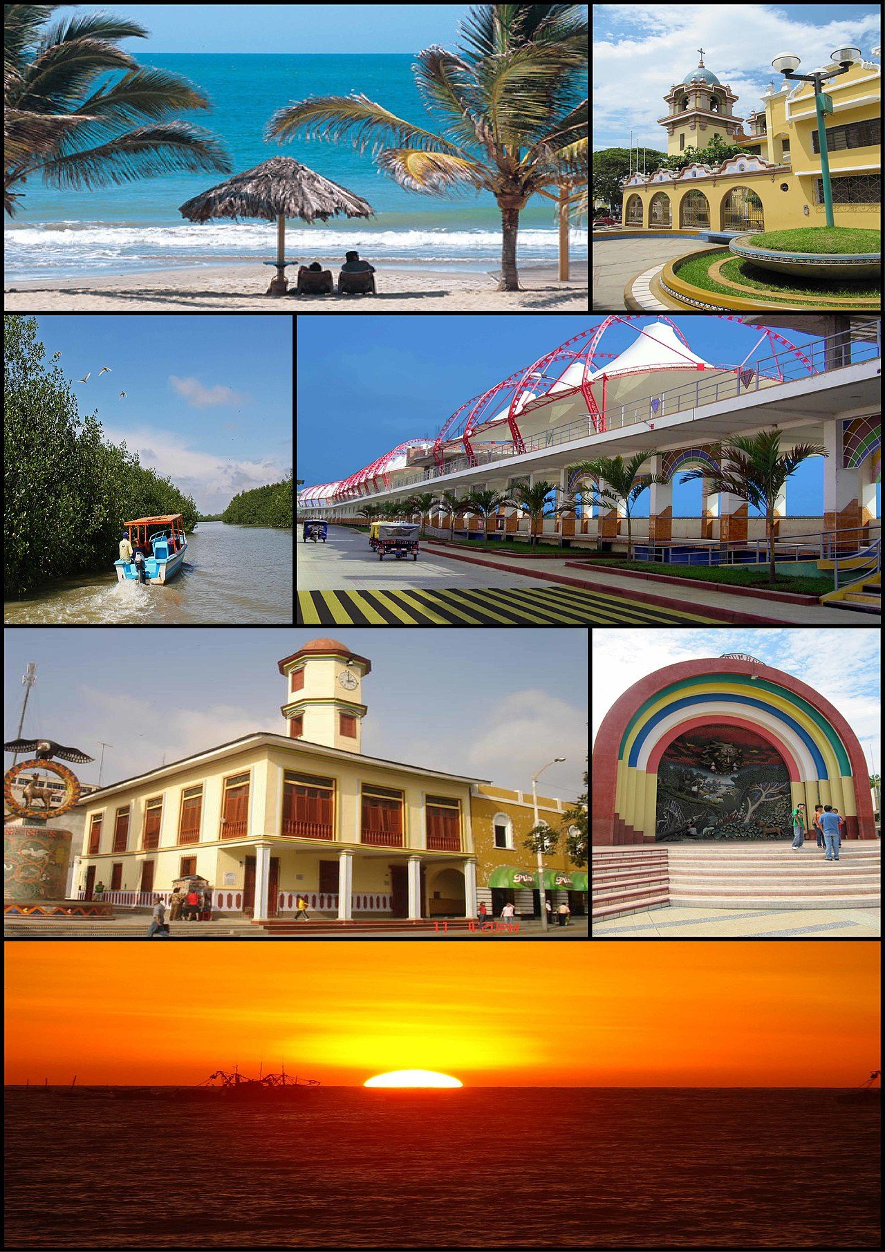 Beach near Tumbes, Peru