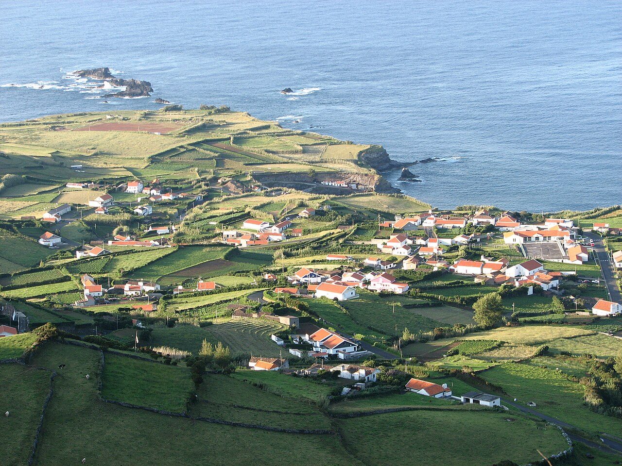 Beach near Flores Island, Portugal