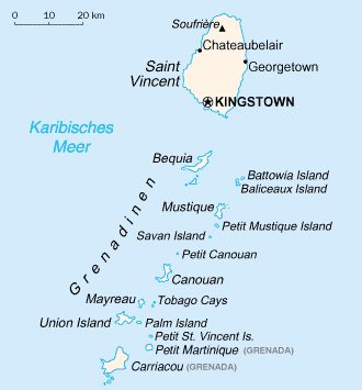 Beach near Mustique, Saint Vincent and the Grenadines